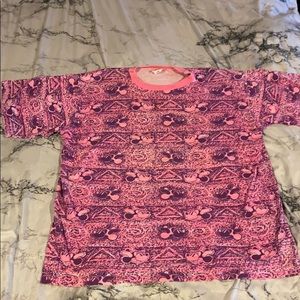 Vintage purple pink Minnie Mouse tee Disney wear